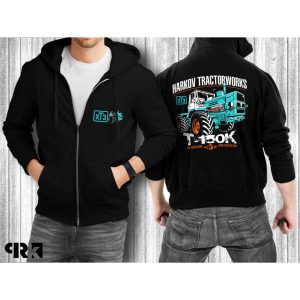 T150 kapucnis pulóver cipzáras CLASSIC